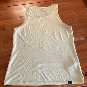 Patagonia yellow lightweight tank